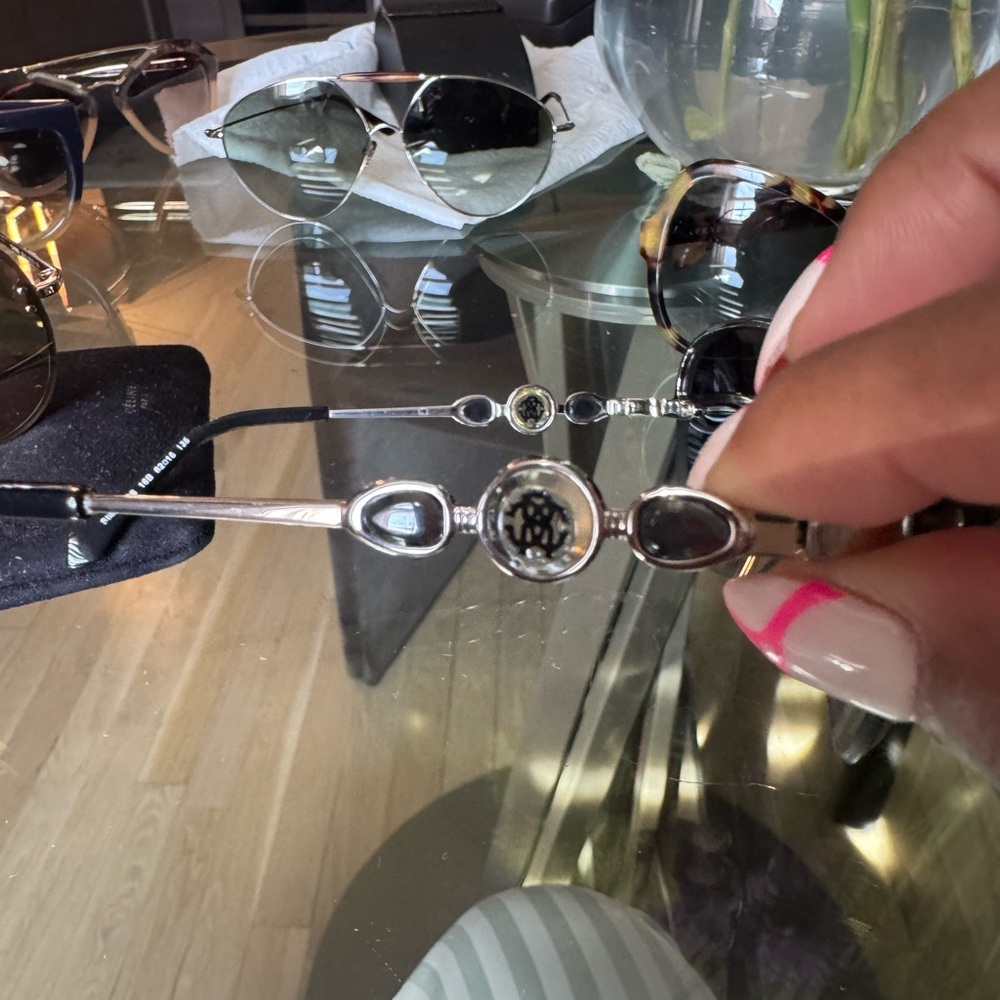 Stylish Silver and Black Sunglasses